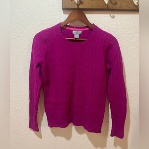 JCPenny magenta sweater